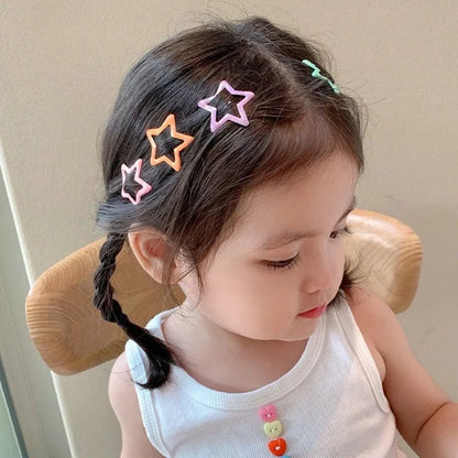 Pack Of 6 Candy Star Clips