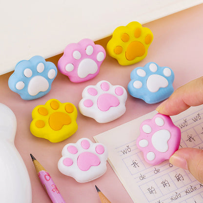 Paw Pencil Erasers (Set of 4)