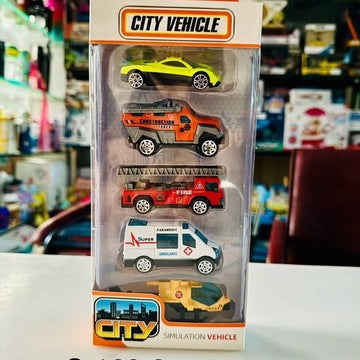 City Vehicle Rescue Car Set