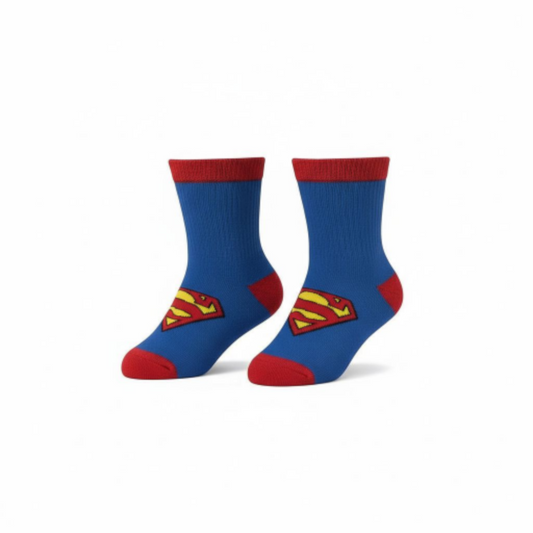 Super Man Kids Socks