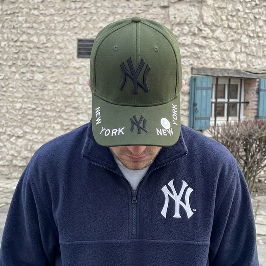 Korean Army Green P Cap | 8 Years to Adults