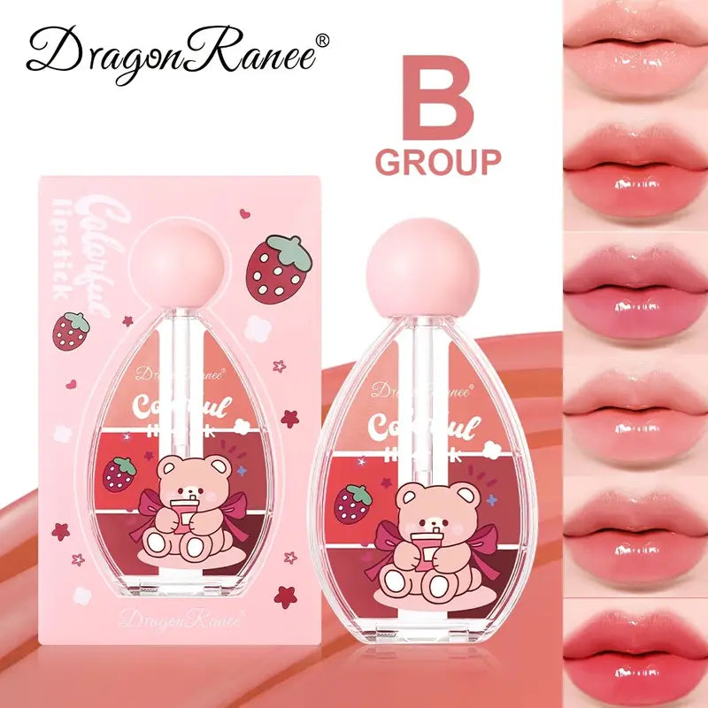 Dragon Ranee Colorful Lipstick Palette – 6 in 1 Glossy Lip Colors