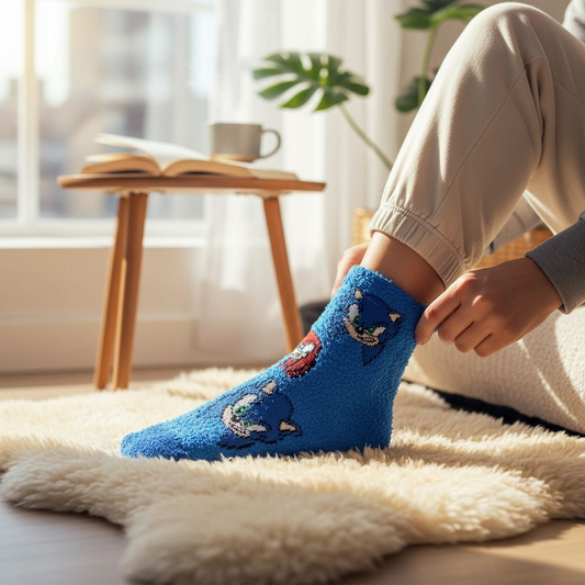 Sonic Velvet Socks