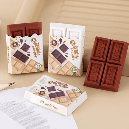 Mini Chocolate Bar Pencil Eraser