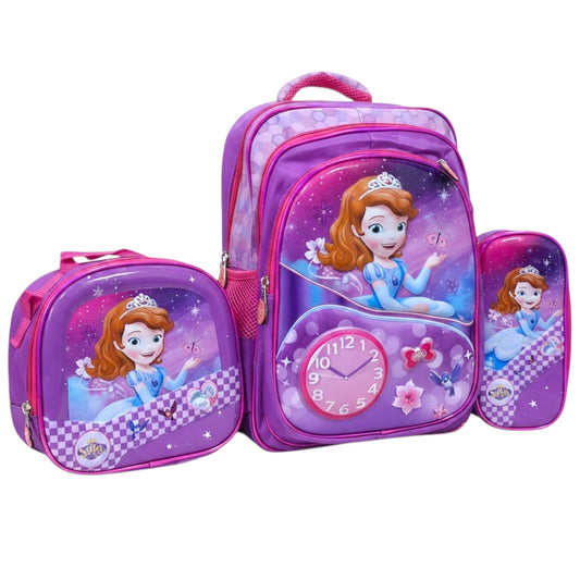 Sofia The First 3 Piece School Bag Set