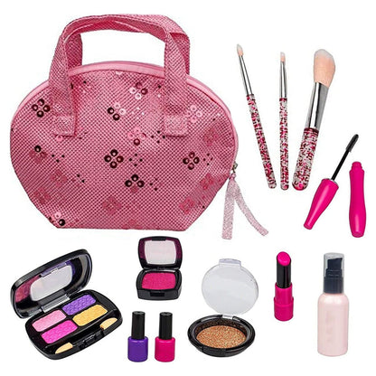 Kids Pretend & Play Fake Makeup Kit – Realistic & 100% Mess-Free Toy Set