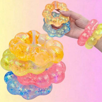 Viral Squishy Bracelet – Glitter Stress Relief Fidget Toy