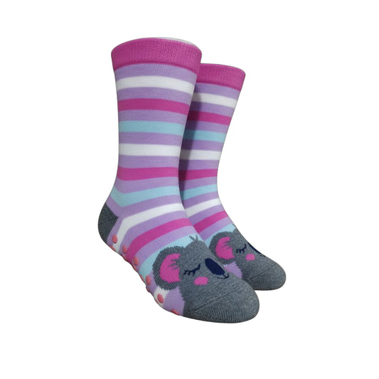 Pink Lining Anti Slip Socks