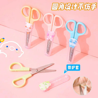 Kawaii Bunny Safety Cap Scissors