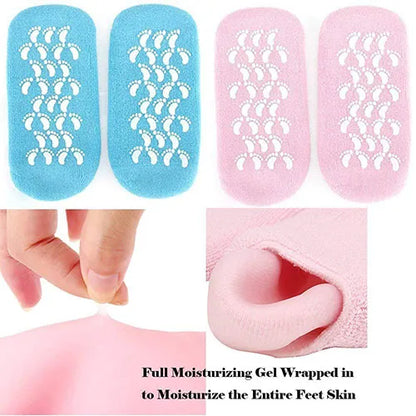 Premium Silicon Gel Moisturising Ultra Soft Spa Socks