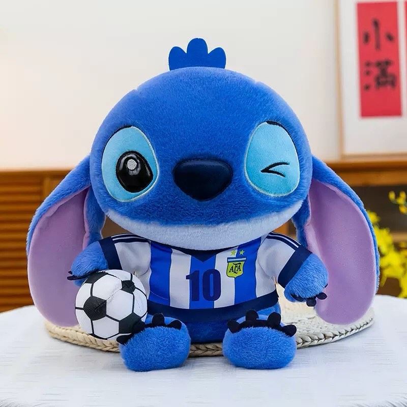 Stitch Brazil Football Edition Plush Stuff Toy