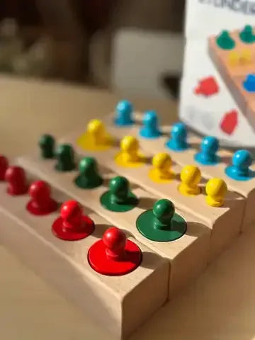 Wooden Montessori Knobbed Cylinders