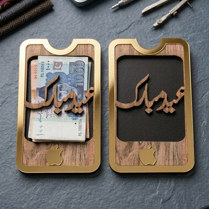 Mini Acrylic Money Eidi Holder Envelope