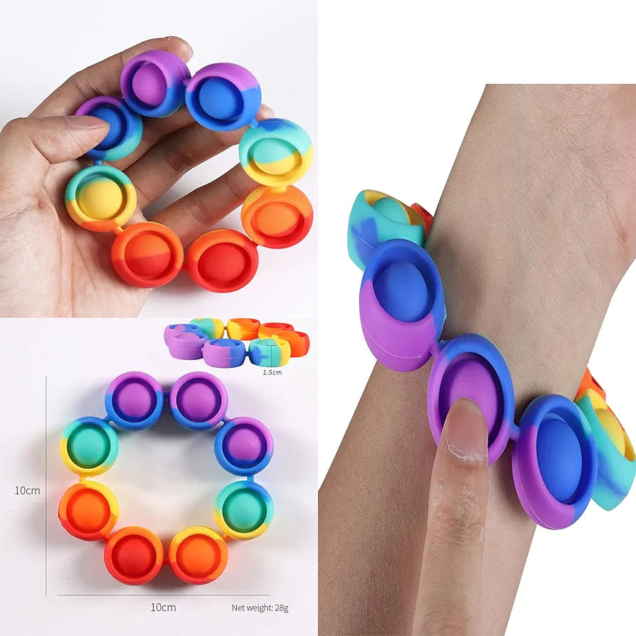 Pop It Sensory Fidget Toy Bracelet