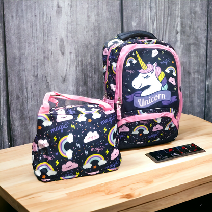 Unicorn School Bag 3 Pc Set