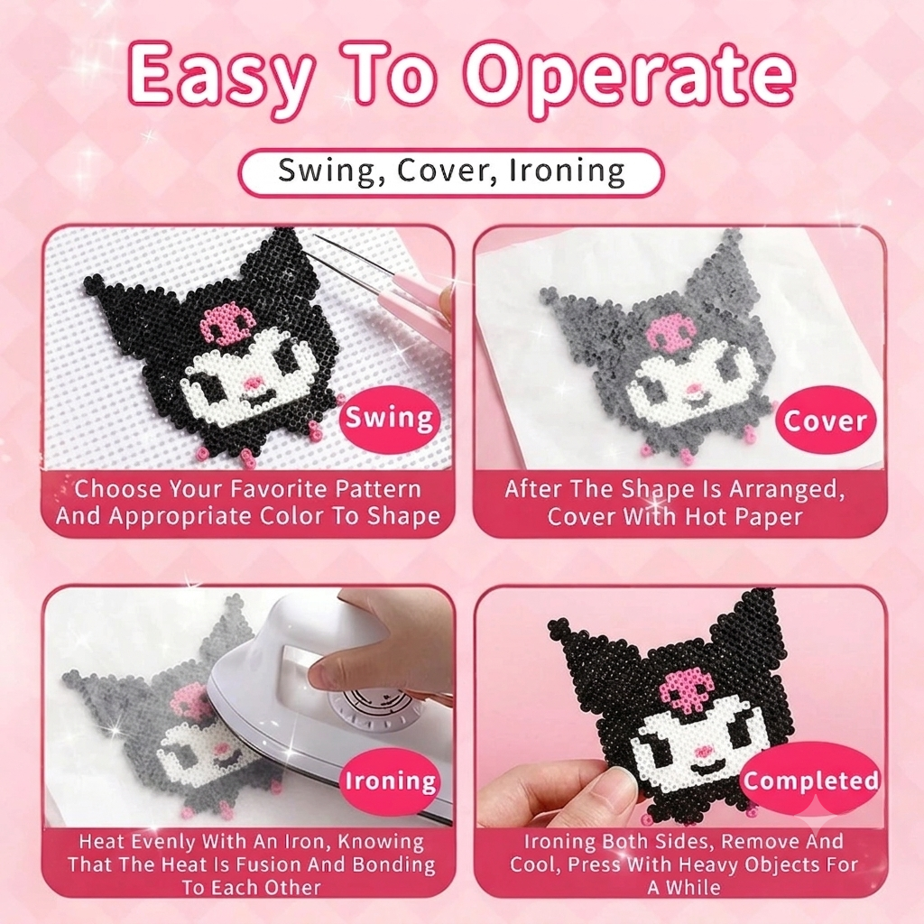 Sanrio DIY Pixel Bead Craft Perler Kit