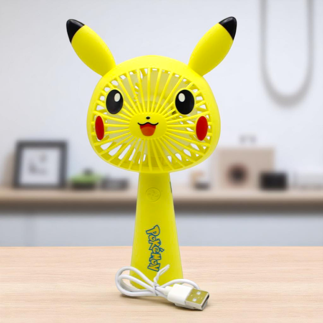 Pokemon 3 Modes Chargable Hand Fan