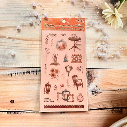 Wood Whispering Journaling 20 Stickers Pack