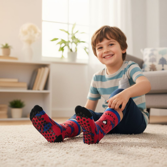 Spiderman Marvel Anti Slip Socks