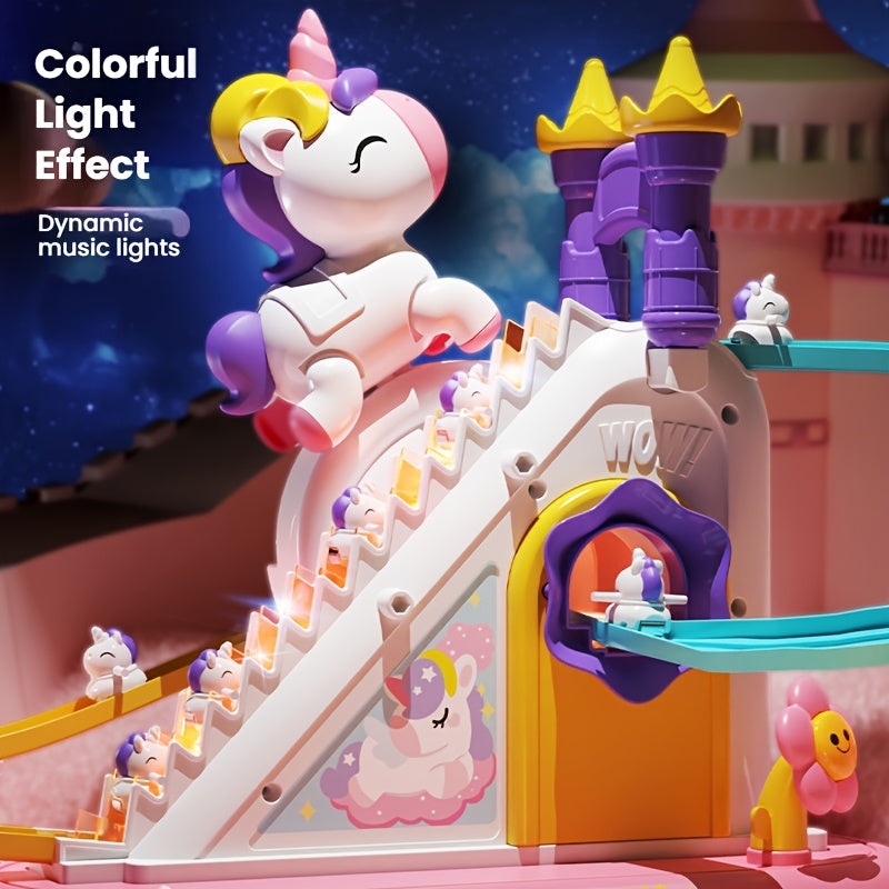 Unicorn Rainbow Slide With Lights And Sound