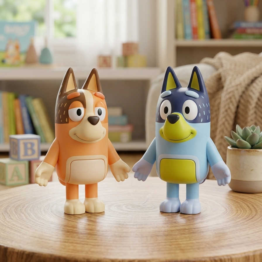 Bluey Figure Model Toys