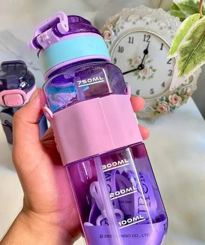 Kuromi, Hello Kitty and Lotso Big Size Water Bottle (750 ml)