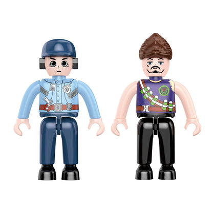 COGO Town Police Force Building Blocks Lego Set (185 PCS)