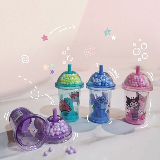 Cute Mini Boba Cup Pencil Sharpener