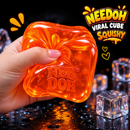 Viral NeeDoh Nice Ice Cube – Super Solid Squish