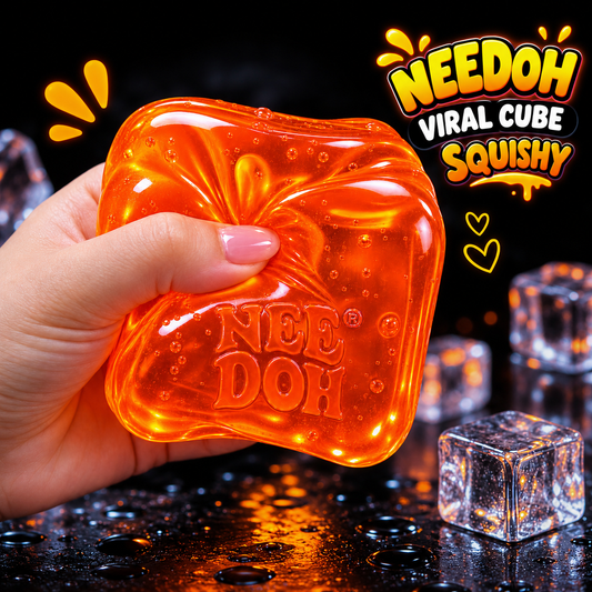Viral NeeDoh Nice Ice Cube – Super Solid Squish