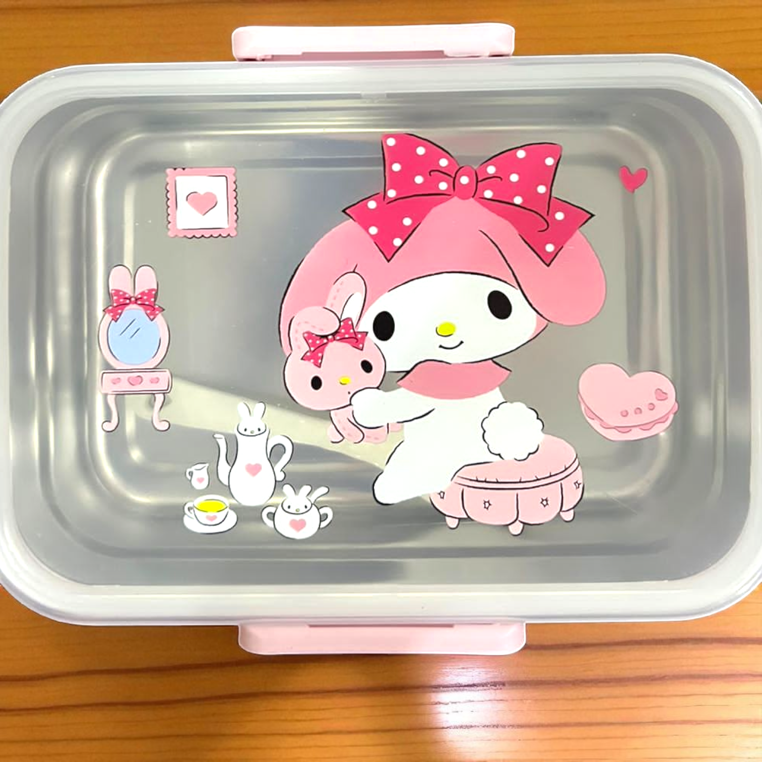 Sanrio Cinnamoroll Kuromi My Melody Heatable Lunch Box Estudante De Sanrio Cinnamoroll Kuromi My Melody Heatable Lunch Box Estudante De