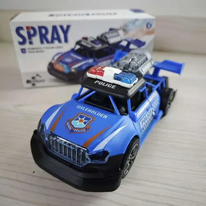 Spray Police Racing Car with Lights, Sound & Mist