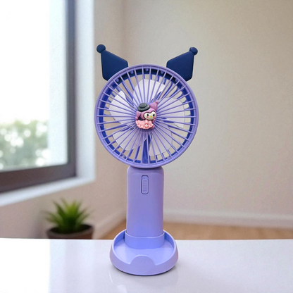 Sanrio Big Size Hand Fan With Table Stand