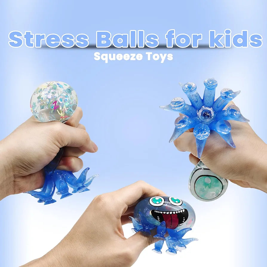 Octopus Squishy Toy With Suction