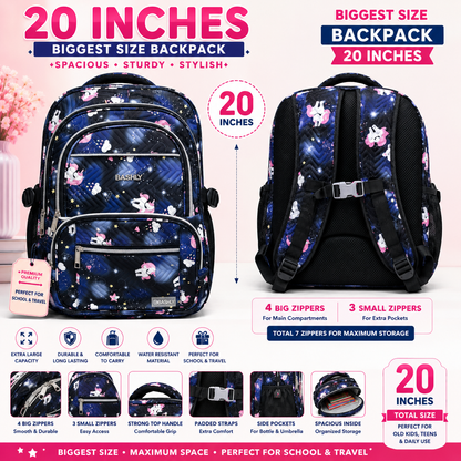 20 Inches Extra Large  School & Travel Backpack for Kids & Teens