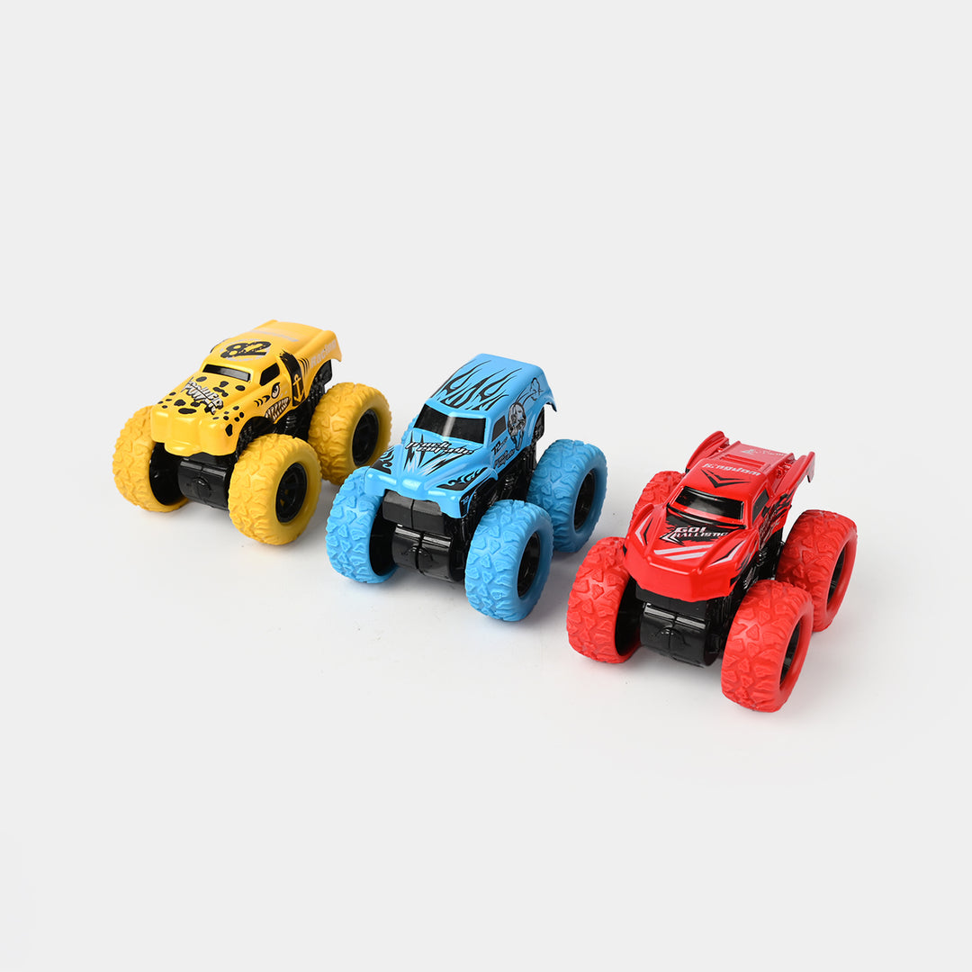 Hot Wheels 4-Piece Alloy Car & Key Launcher Set