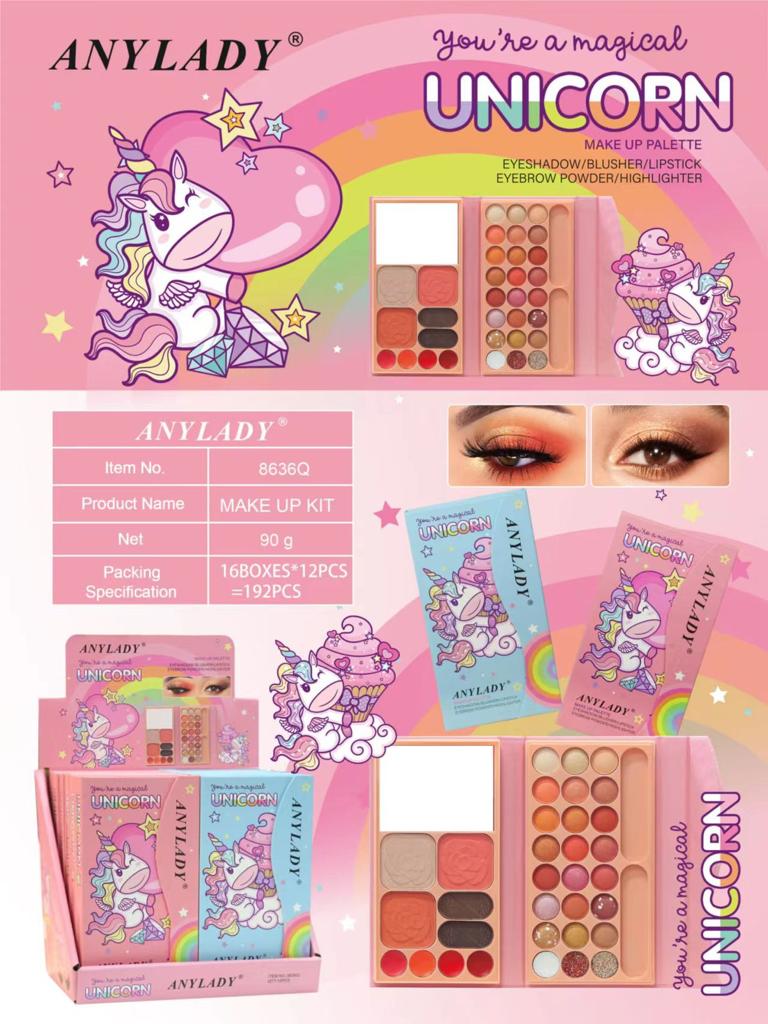 Anylady Magical Unicorn All In One Makeup Pallete