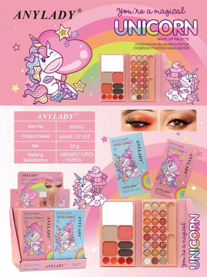 Anylady Magical Unicorn All In One Makeup Pallete