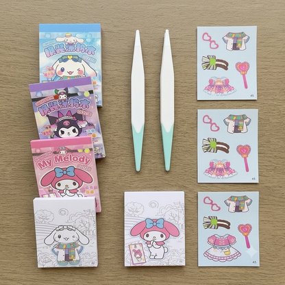 Sanrio Mini DIY Sticker Activity Book | Coloring Book
