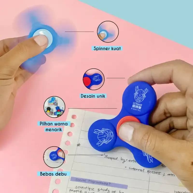 Spinner Eraser With Real Spin