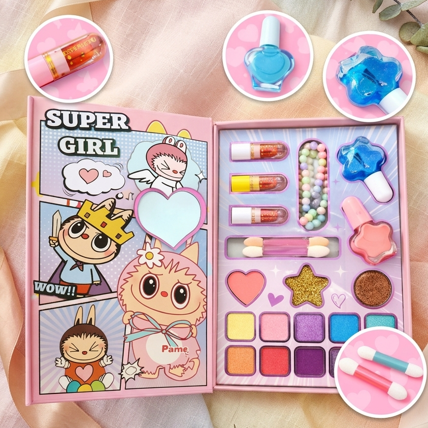 Super Girl Pamper Yourself Set – All-in-One Makeup Kit for Kids