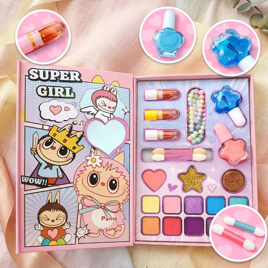 Super Girl Pamper Yourself Set – All-in-One Makeup Kit for Kids