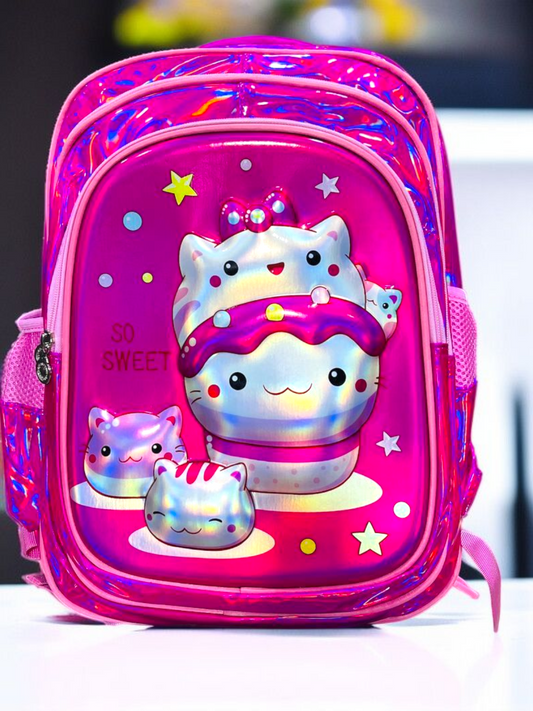 Holographic Cupcake School Bag