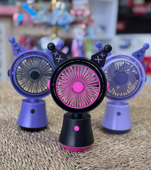 Kuromi Chargable Hand Fan