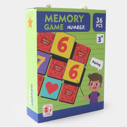 Numbers Memory Activity Game