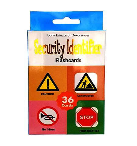 Security Identifier Early Education Flash Cards
