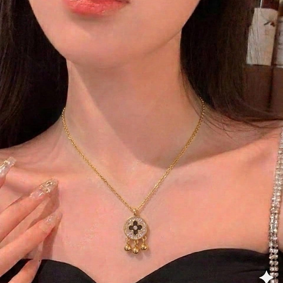 Delicate Clover Stainless Steel Necklace