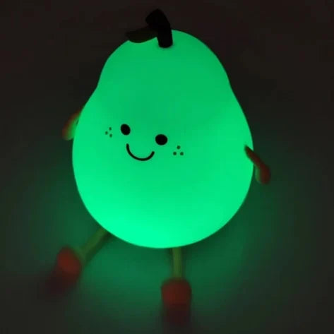 Chargable Silicon Pear Color Changing Night lamp