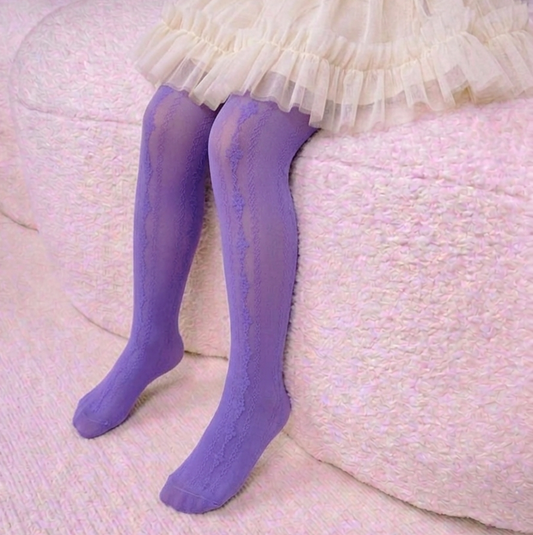 Ballerina purple leggings | 6 to 12 Years