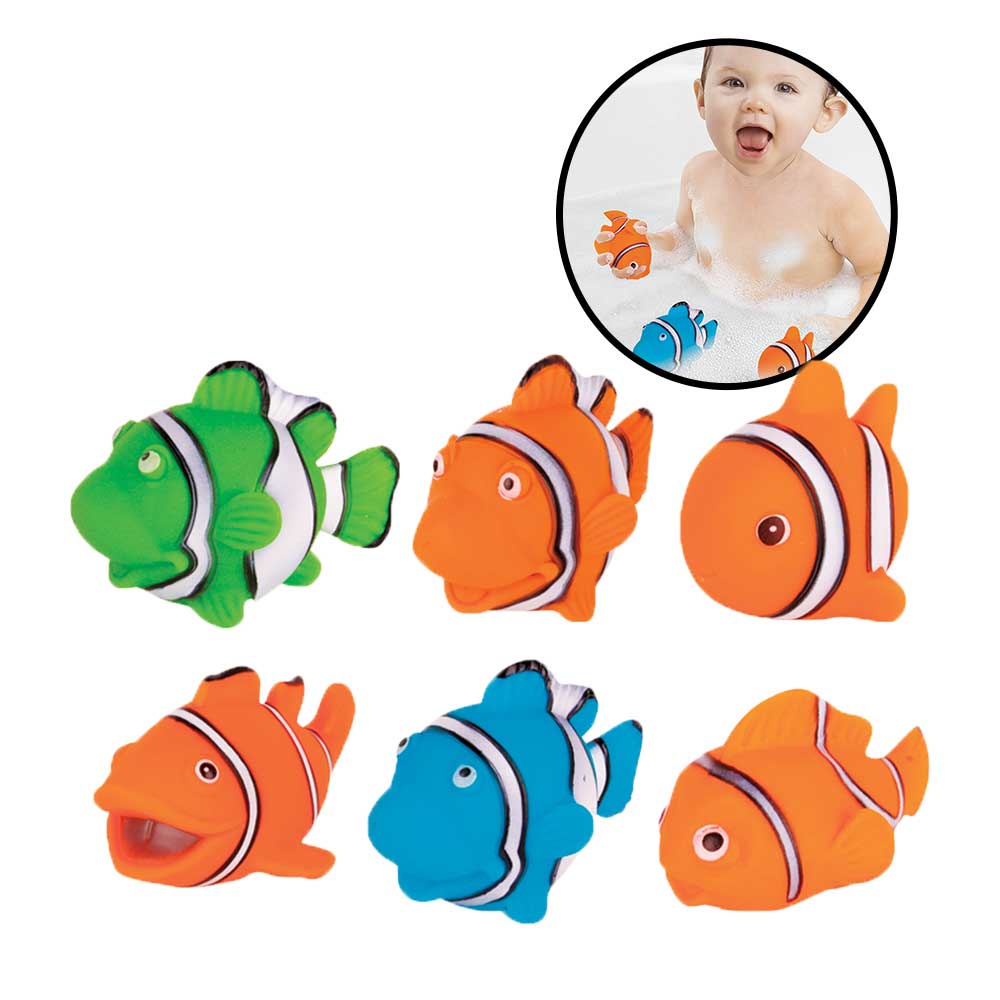 Nemo fish Bath Chu Chu Kids Toys | Pack Of 6